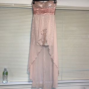 Speechless strapless prom dress